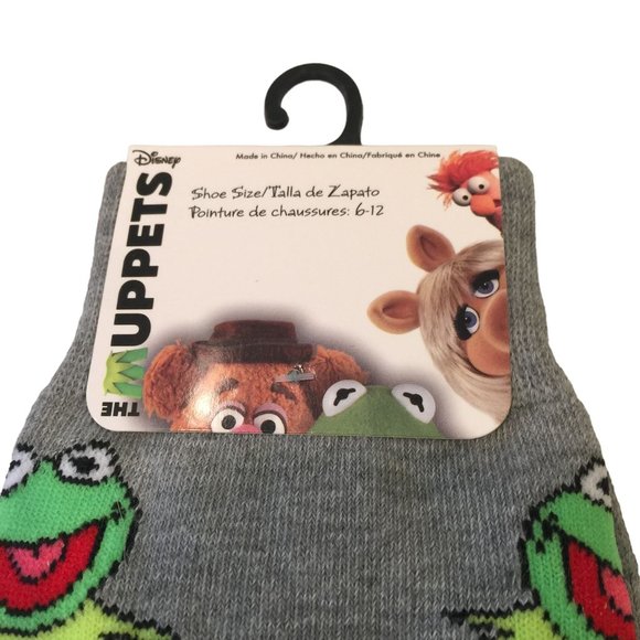 The MUPPETS ANIMAL & KERMIT Men's Crew Socks Size 6-12 - Picture 3 of 5